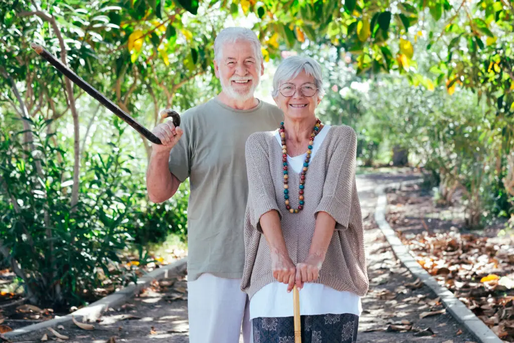 Elderly receiving compassionate geriatric care